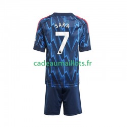 Arsenal Maillot avec flocage Bukayo Saka 7 Extérieur 2025-2026 ,Tenue Enfant MC