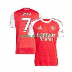 Arsenal Maillot avec flocage Bukayo Saka 7 Domicile 2025-2026 ,Homme MC