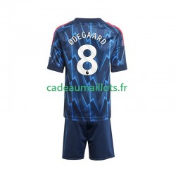 Arsenal Maillot avec flocage Martin Odegaard 8 Extérieur 2025-2026 ,Tenue Enfant MC