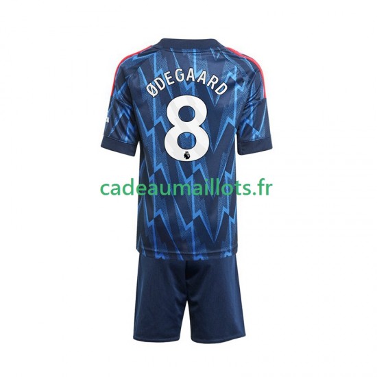 Arsenal Maillot avec flocage Martin Odegaard 8 Extérieur 2025-2026 ,Tenue Enfant MC