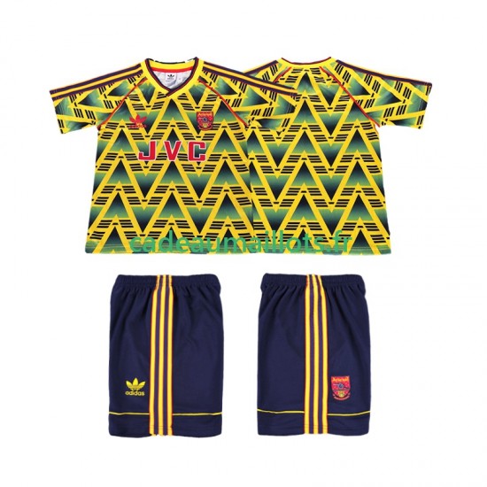 Arsenal Maillot avec flocage Rétro Extérieur 1991 1993 ,Tenue Enfant MC