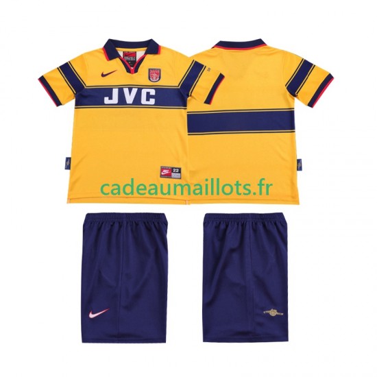 Arsenal Maillot avec flocage Rétro Extérieur 2004 2002 ,Tenue Enfant MC