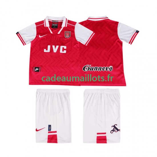 Arsenal Maillot avec flocage Rétro Domicile 1996 2004 ,Tenue Enfant MC