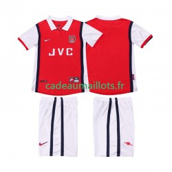 Arsenal Maillot avec flocage Rétro Domicile 1988 2002 ,Tenue Enfant MC