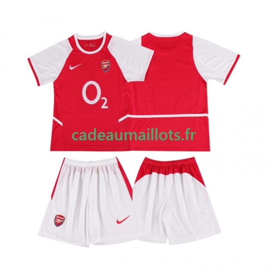 Arsenal Maillot avec flocage Rétro Domicile 2010 2008 ,Tenue Enfant MC
