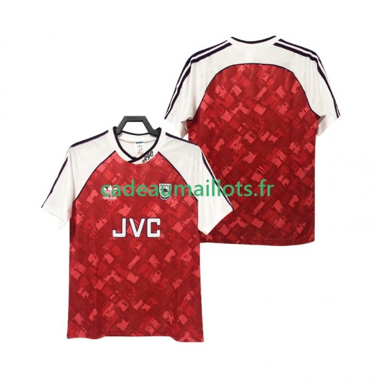 Arsenal Maillot avec flocage Rétro Domicile 1990 1992 ,Homme MC