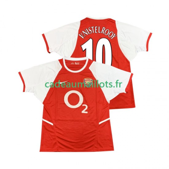 Arsenal Maillot avec flocage Ruud van Nistelrooy 10 Rétro Domicile 2010 2008 ,Homme MC