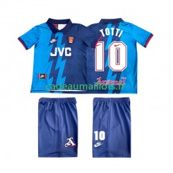 Arsenal Maillot avec flocage TOTTI 10 Rétro Extérieur 1995 1996 ,Tenue Enfant MC