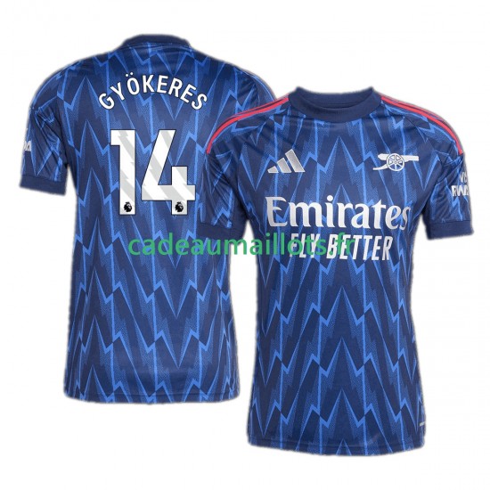 Arsenal Maillot avec flocage Viktor Gyokeres 14 Extérieur 2025-2026 ,Homme MC