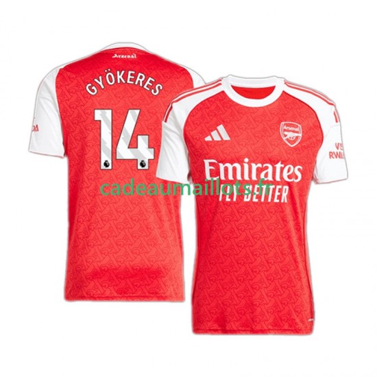 Arsenal Maillot avec flocage Viktor Gyokeres 14 Domicile 2025-2026 ,Homme MC