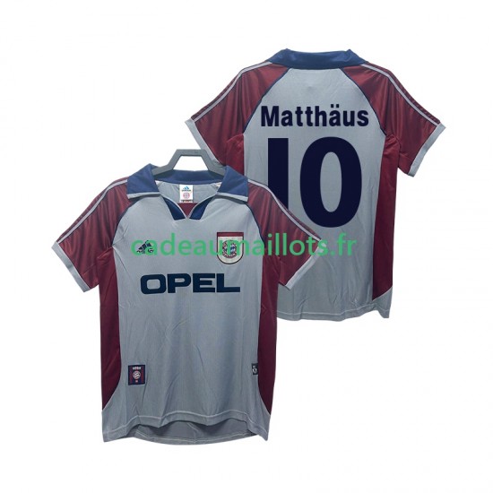 Bayern Munich Maillot avec flocage Matthas 10 Rétro 3ème 2004 2002 ,Homme MC