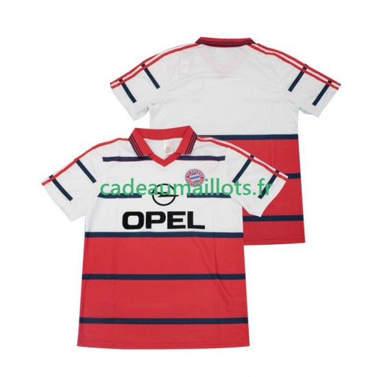Bayern Munich Maillot avec flocage Rétro Extérieur 1988 2002 ,Homme MC