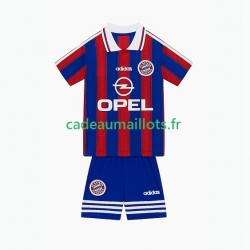 Bayern Munich Maillot avec flocage Rétro Domicile 1995 2004 ,Tenue Enfant MC