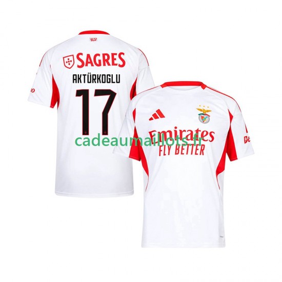 Benfica Maillot avec flocage Kerem Akturkoglu 17 Extérieur 2025-2026 ,Homme MC
