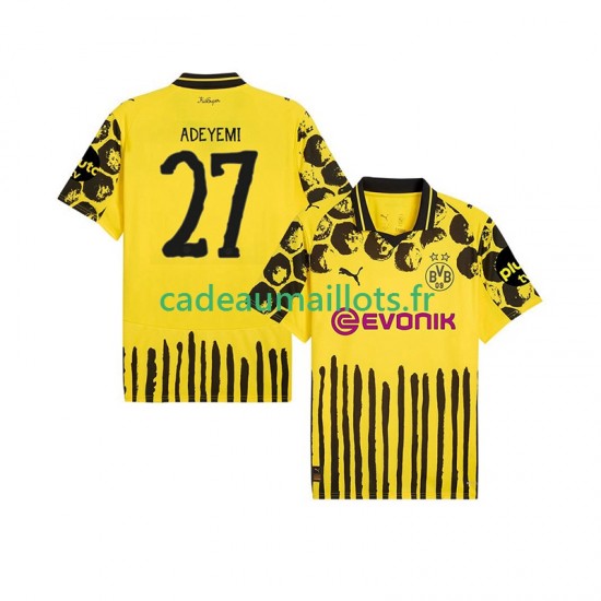 Borussia Dortmund Maillot avec flocage Karim Adeyemi 27 FIFA CWC Domicile 2025 ,Homme MC