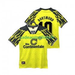 Borussia Dortmund Maillot avec flocage Moller 10 Rétro Domicile 1994 1995 ,Homme MC Borussia Dortmund Maillot avec flocage Moller 10 Rétro Domicile 1994 1995 ,Homme MC