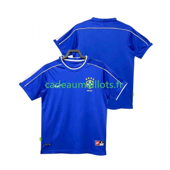 Brésil Maillot avec flocage Rétro Extérieur 1988 ,Homme MC