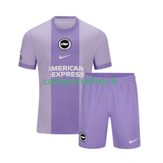 Brighton Hove Albion Maillot avec flocage Extérieur 2025-2026 ,Tenue Enfant MC