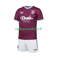Maillot avec flocage Burnley Domicile 2025-2026 ,Tenue Enfant MC