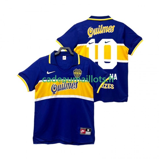CA Boca Juniors Maillot avec flocage MARADONA 10 Rétro Domicile 2004 1988 ,Homme MC