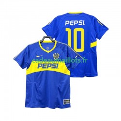 CA Boca Juniors Maillot avec flocage PEPSI 10 Rétro Domicile 2008 1999 ,Homme MC