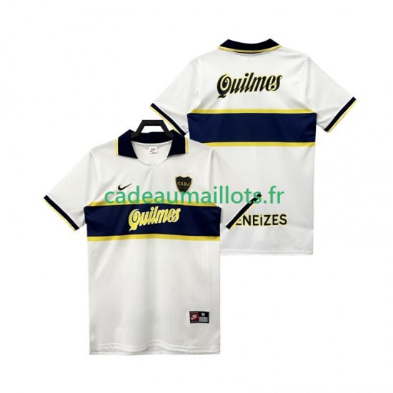 CA Boca Juniors Maillot avec flocage Rétro Extérieur 2004 1988 ,Homme MC
