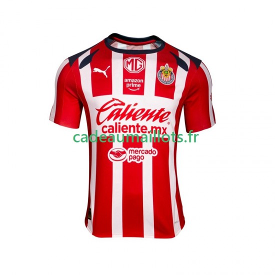 Deportivo Guadalajara Maillot avec flocage Domicile 2025-2026 ,Homme MC