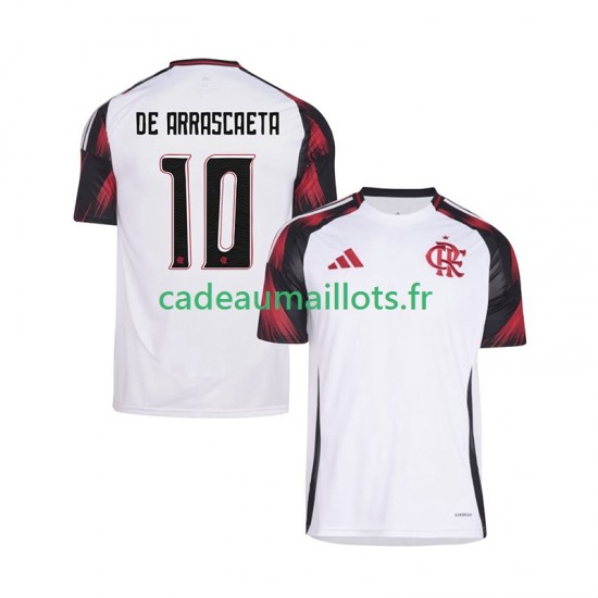CR Flamengo Maillot avec flocage Giorgian de Arrascaeta 10 Extérieur 2025-2026 ,Homme MC