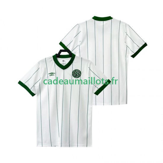 Celtic Maillot avec flocage FC Rétro Extérieur 1982 1983 ,Homme MC