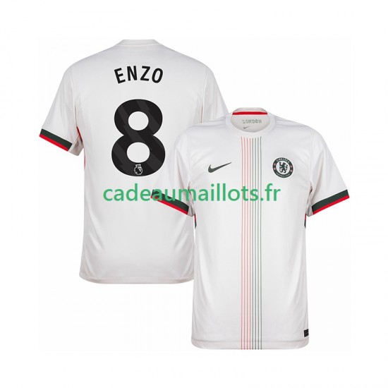Chelsea Maillot avec flocage Enzo Fernandez 8 Extérieur 2025-2026 ,Homme MC