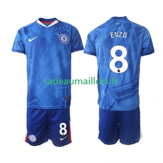 Chelsea Maillot avec flocage Enzo Fernandez 8 Domicile 2025-2026 ,Tenue Enfant MC