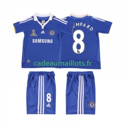 Chelsea Maillot avec flocage LAMPARD 8 Rétro Domicile 2007 2008 ,Tenue Enfant MC