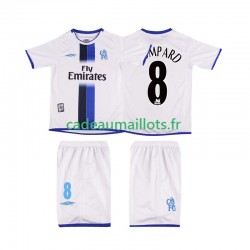Chelsea Maillot avec flocage LOMPARD 8 Rétro Extérieur 2008 1999 ,Tenue Enfant MC