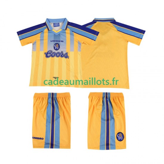 Chelsea Maillot avec flocage Rétro Extérieur 1995 2004 ,Tenue Enfant MC