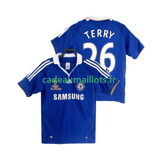 Chelsea Maillot avec flocage TERRY 26 Rétro Domicile 2007 2008 ,Homme MC