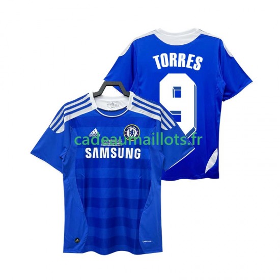 Chelsea Maillot avec flocage Torres 9 Rétro Domicile 2011 2012 ,Homme MC