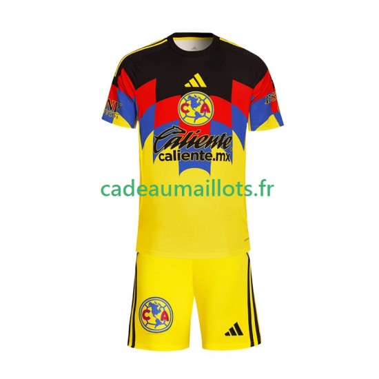 Club América Maillot avec flocage Domicile 2025-2026 ,Tenue Enfant MC