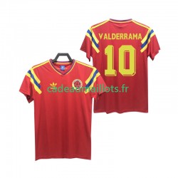 Colombie Maillot avec flocage VALDERRAMA 10 Rétro Extérieur 1990 ,Homme MC
