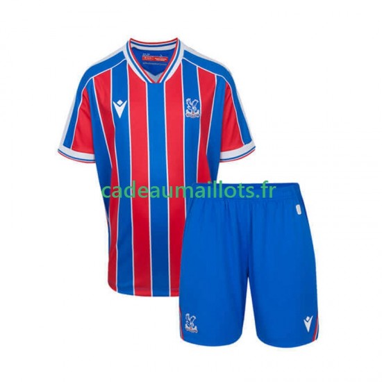 Crystal Palace Maillot avec flocage Domicile 2025-2026 ,Tenue Enfant MC