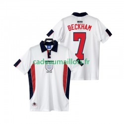 Angleterre Maillot avec flocage BECKHAM 7 Rétro Domicile 1988 ,Homme MC