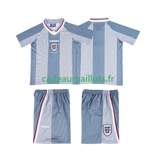Angleterre Maillot avec flocage Rétro Extérieur 1996 ,Tenue Enfant MC