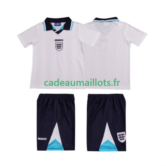 Angleterre Maillot avec flocage Rétro Domicile 1996 ,Tenue Enfant MC
