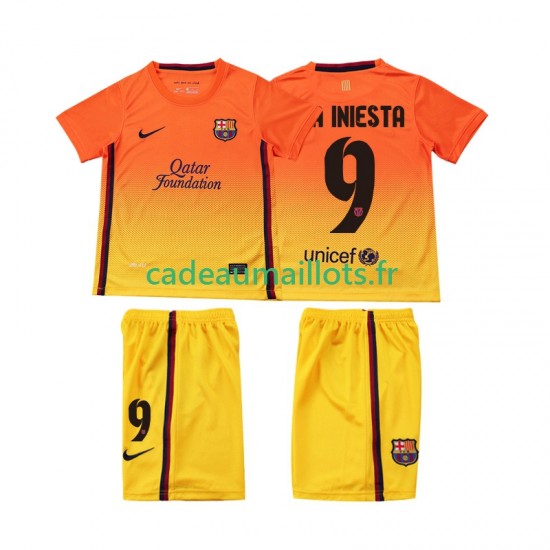 FC Barcelone Maillot avec flocage A INIESTA 9 Rétro Extérieur 2012 2013 ,Tenue Enfant MC FC Barcelone Maillot avec flocage A INIESTA 9 Rétro Extérieur 2012 2013 ,Tenue Enfant MC
