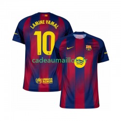FC Barcelone Maillot avec flocage Lamine Yamal 10 Domicile 2025-2026 ,Homme MC