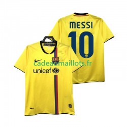 FC Barcelone Maillot avec flocage Lionel Messi 10 Rétro Extérieur 2008 2009 ,Homme MC