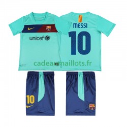 FC Barcelone Maillot avec flocage Lionel Messi 10 Rétro Extérieur 2010 2011 ,Tenue Enfant MC
