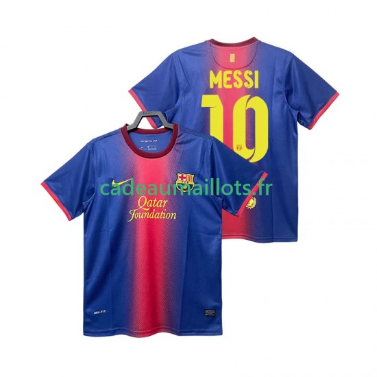 FC Barcelone Maillot avec flocage Lionel Messi 10 Rétro Domicile 2012 2013 ,Homme MC FC Barcelone Maillot avec flocage Lionel Messi 10 Rétro Domicile 2012 2013 ,Homme MC