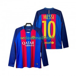FC Barcelone Maillot avec flocage Lionel Messi 10 Rétro Domicile 2016 2017 ,Homme ML