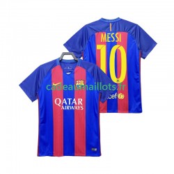 FC Barcelone Maillot avec flocage Lionel Messi 10 Rétro Domicile 2016 2017 ,Homme MC