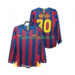 FC Barcelone Maillot avec flocage Lionel Messi 30 Rétro Domicile 1998 2006 ,Homme ML